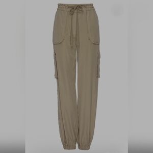 bebe Beige Ankle Cargo Pants
